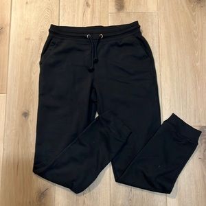 Black jogger sweatpants